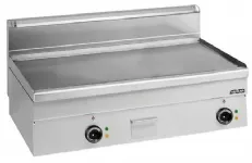 Plancha professionnelle électrique lisse 2 zones large MBM profondeur 600mm Plancha professionnelle électrique lisse 2 zones large MBM profondeur 600mm