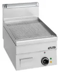 Plancha professionnelle électrique rainurée 1 zone MBM profondeur 600mm
