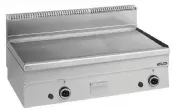 Plancha professionnelle gaz lisse 2 zones large MBM profondeur 600mm