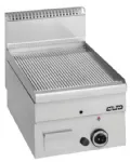 Plancha professionnelle gaz rainurée 1 zone MBM profondeur 600mm