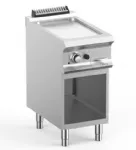Plancha professionnelle gaz rainur�e sur placard ouvert MBM - DOMINA PRO 700