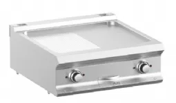 Plancha professionnelle �lectrique lisse et rainur�e � poser MBM - DOMINA PRO 700