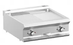 Plancha professionnelle électrique lisse et rainurée à poser MBM - DOMINA PRO 700