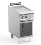 Plancha professionnelle gaz lisse sur placard ouvert MBM - DOMINA PRO 700
