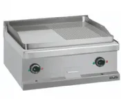 Plancha professionnelle  poser lectrique lisse et rainure 2 zones MBM - MAGISTRA 700