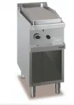 Plancha professionnelle gaz rainur�e sur placard ouvert MBM - MAGISTRA 700