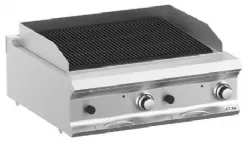 Grill charcoal gaz � pierres volcaniques � poser MBM - DOMINA PRO 700