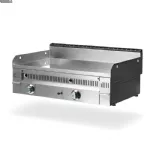 Plancha professionnelle gaz lisse 2 zones MCM
