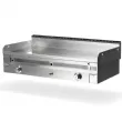 Plancha professionnelle gaz lisse 2 zones larges MCM