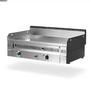 Plancha professionnelle gaz lisse 2 zones MCM PL-90_PROMO