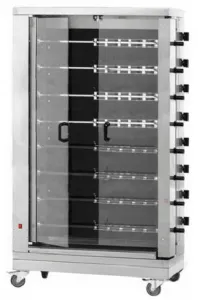 Rôtissoire professionnelle vitrocéramique 15 broches MCM 8EVD_PROMO
