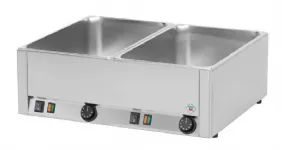 Bain-marie lectrique double sans robinet de vidange REDFOX