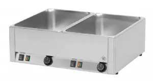 Bain-marie lectrique double sans robinet de vidange REDFOX BM2115