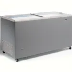 Congélateur coffre portes vitrées 370 Litres TENSAI
