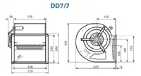 Moteur 7/7 de hotte professionnelle SWEGON DD7/7-170_PROMO