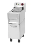 Friteuse professionnelle lectrique 13 litres sur armoire REDFOX profondeur 660mm - FE 31/13 ELT