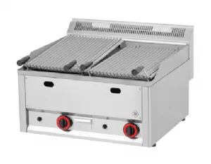 Grill charcoal pierres de lave double REDFOX profondeur 600mm - GL 60 GLS GL60GLS