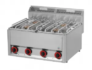 4 brleurs puissants gaz REDFOX profondeur 600mm - SP 60 GLS SP60GLS
