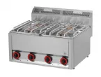 4 brleurs puissants gaz REDFOX profondeur 600mm - SP 60 GLS