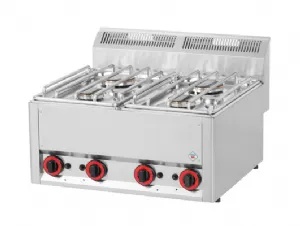 4 brleurs gaz REDFOX profondeur 600mm - SP 60 GL SP60GL