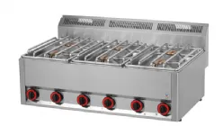 6 br�leurs puissants gaz REDFOX profondeur 600mm - SP 90 GLS