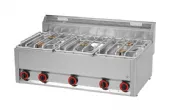 5 brleurs puissants gaz REDFOX profondeur 600mm - SP 90/5 GLS