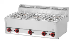 5 brleurs gaz REDFOX profondeur 600mm - SP 90/5 GL SP90/5GL