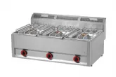 3 brleurs puissants gaz REDFOX profondeur 600mm - SP 90/3 GLS