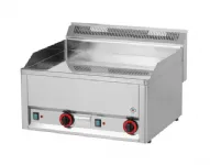 Plancha professionnelle électrique lisse 2 zones REDFOX profondeur 600mm - FTHC 60 EL