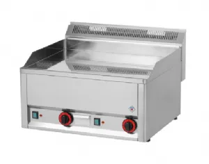 Plancha professionnelle lectrique lisse 2 zones REDFOX profondeur 600mm - FTHC 60 EL FTHC60EL
