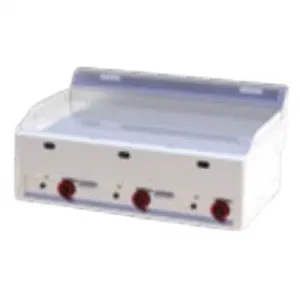 Plancha professionnelle gaz lisse 3 zones REDFOX profondeur 600mm - FTHC 90 GL FTHC90GL