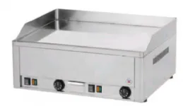 Plancha professionnelle �lectrique lisse 2 zones REDFOX