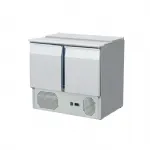 Saladette réfrigérée 2 portes avec capot inox SKYRAINBOW Saladette réfrigérée 2 portes avec capot inox SKYRAINBOW