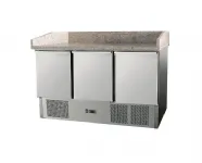 Saladette rfrigre 3 portes avec granit sans vitrine SKYRAINBOW