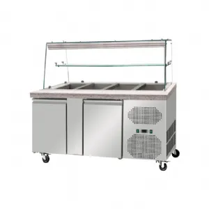 Buffet rfrigr 4 bacs GN1/1 profondeur 800mm SKYRAINBOW THSAI158