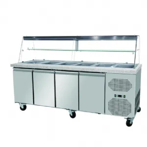 Buffet rfrigr 6 bacs GN1/1 profondeur 800mm SKYRAINBOW THSAI228