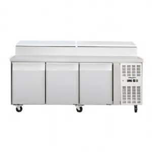 Table de prparation rfrigre 3 portes profondeur 700mm SKYRAINBOW THSH3000700