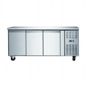 Table rfrigre positive centrale 3 portes profondeur 600mm SKYRAINBOW THSNACK3100TN