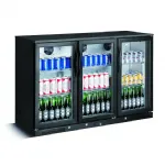 Arri�re-bar r�frig�r� 3 portes vitr�es battantes SKYRAINBOW